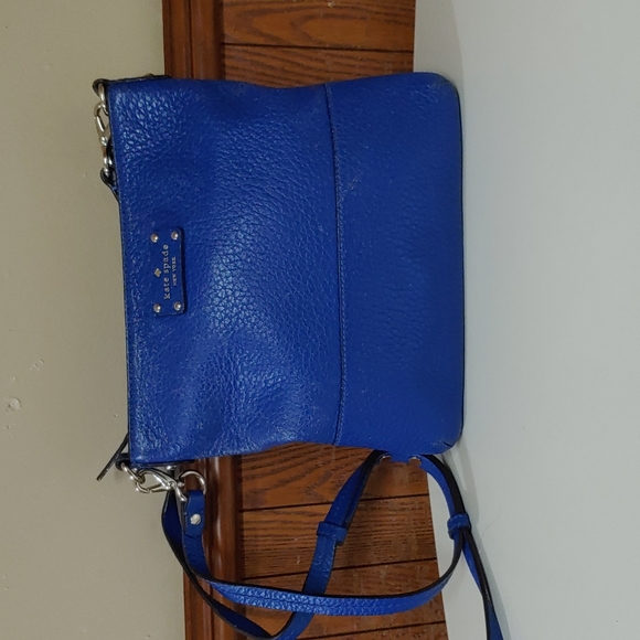 kate spade Handbags - kate spade Blue Leather Crossbody Bag